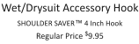 Wet/Drysuit Accessory Hook SHOULDER SAVER™ 4 Inch Hook Regular Price $9.95