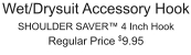 Wet/Drysuit Accessory Hook SHOULDER SAVER™ 4 Inch Hook Regular Price $9.95
